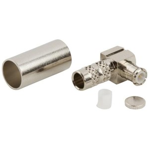 252122, РЧ соединители / Коаксиальные соединители MCX RA Crimp Plug