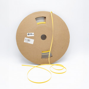 ump622123, Термоусадочная трубка плоская для печати ТТУ-НГ-LSZH 3/1 для провода 0.9-2.0 мм, желтая, в рулоне 50м. (3/32)