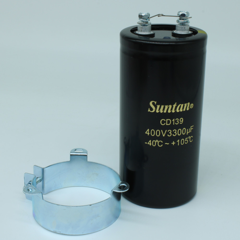 Изображение товара Алюминиевый электролитический конденсатор 3300 мкФ 400В 105°C винт