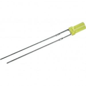 L-424YDT, Светодиод 3мм/желтый/588нм/1-4мкд/цилиндр/100°