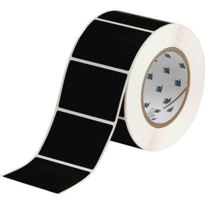 brd148172, THT-19-8117-1 этикетки, материал B-8117 черный матовый полиэстер, размер 76.2х50.8 мм, 1 000 шт. в рул.