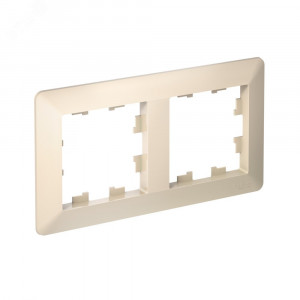 ATLASDESIGN AIR 2-постовая РАМКА, БЕЖЕВЫЙ/дымчатый белый ATN220202