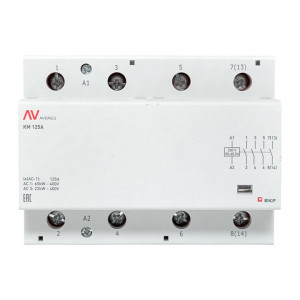 Контактор модульный КМ 125А 4NO 230VAC (6 мод.) AVERES EKF