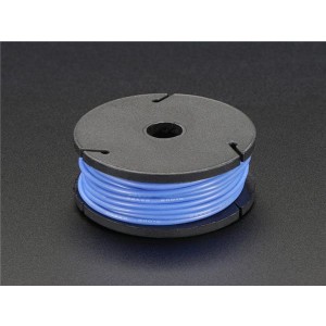 2514, Принадлежности Adafruit  Silicone Cover Stranded-Core Wire - 25ft 26AWG - Blue