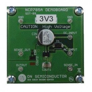 NCP785AH33GEVB, Средства разработки интегральных схем (ИС) управления питанием NCP785 EVAL PART 3.3V VER