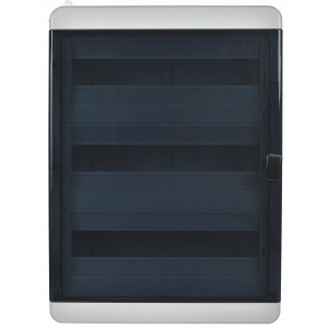 Корпус пластиковый КМПн-54 IP65 черн. прозр. дверь TEKFOR TF5-KP72-N-54-65-K03-K02
