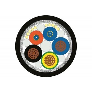 33578510100002, Соединения оптоволоконных кабелей HYBRID CABLE 2XFO MM 10M,RING