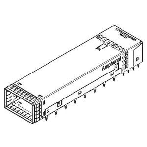 UE62B162002111, Соединители для ввода/вывода OSFP Cage 1x1 Small Vent Holes