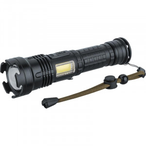 Фонарь аккумуляторный профессиональный 93 875 NPT-P06-ACCU 1P70 20Вт + 1COB 2Вт аккум. li-ion 2А.ч алюм. 93875