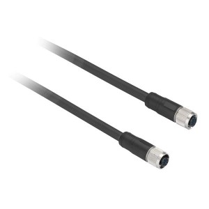 XZCPV1141L5, Кабели для датчиков / Кабели для приводов CORDSET PVC FEMALE M12 4P STR 5M