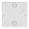 Коробка разветвительная КМР-030-032кг наружная (100х100х28) белая с клеммником PROxima plc-kmr-030-032kg