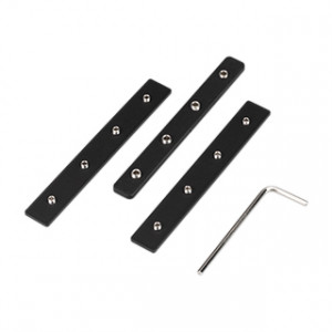 Комплект коннекторов MAG-CON-2540-UP-SIDE (BK) 034910, Прямой коннектор для соединения треков MAG-TRACK-2540-2000 в линию при подвесном и накладном монтаже. Материал сталь, цвет черный. Размеры LxWxH 80x10x1.5мм. Подходит только для трека 034228. В комплект входят три коннектора и два шестигранных ключа.