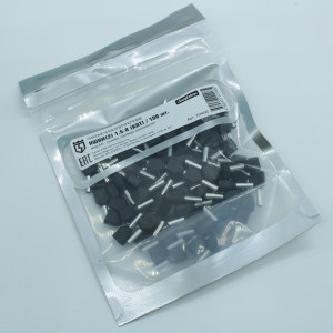 Наконечник штыревой втулочный изолированный НШВИ(2) 1.5-8, Наконечник штыревой втулочный изолированный, двойной 