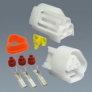 DJ7031Y-2.3-21, Разъем авт. соединитель DJ7031Y-2.3-11, 12/ 24 (DC) В розетка