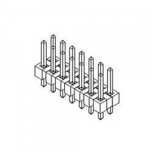 87914-1001, Проводные клеммы и зажимы 2.54mm DRSW Hdr TH O/Cap 0.38AuLF 10Ckt