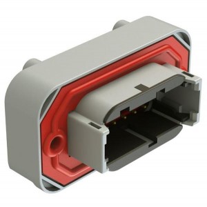 ATM15-12PB-BM01, Автомобильные разъемы Str Flng Mnt PCB Rcp 12POS Gry Gld Cont B