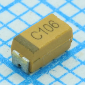TPSA476K006R0800, ЧИП-конденсатор танталовый 47мкФ 6.3В типоразмер A ±10% (3.2х1.6х1.6мм) выводы внутрь SMD 3216-18 0.8Ом 125°С лента на катушке