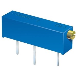 3006P-1-101, Подстроечные резисторы - сквозное отверстие 100ohm 3/4