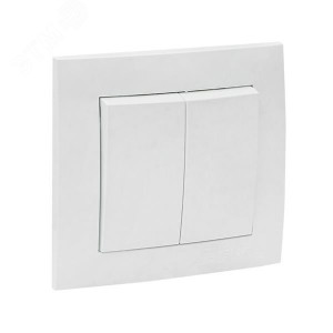 Выключатель 2-кл. СП Валенсия 10А IP20 бел. PROxima EWV10-023-10
