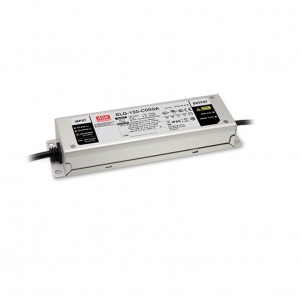 ELG-150-C2100A-3Y, AC-DC, 151.2Вт, IP65, вход 100…305В AC, 47…63Гц/142…431В DC, ККМ, выход 36…72В/2100мА, рег. тока 50...100%, изоляция 3750В AC, в кожухе 219х63х35.5, -40…+70°С, провод заземления