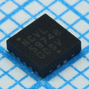 NCV59748MLADJTBG, Линейный стабилизатор с низким падением напряжения отрицательной полярности,  0.8....3.6В,  1.5 А автомобильного применения