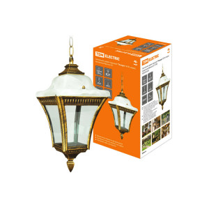 Светильник садово-парковый "Глазурь" 60 Вт, подвес, прозрачное/бронза, Е27, SQ0330-0329