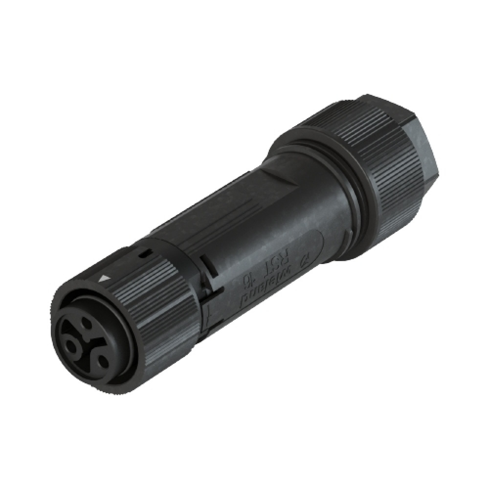 Изображение товара Розеточный разъем на кабель RST16I3 для IP68 защити, 3 полюса, черный