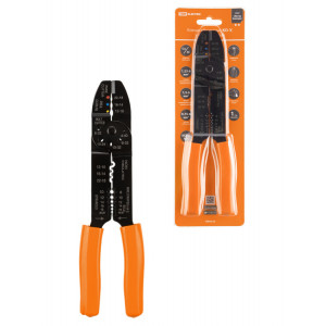 Клещи обжимные КО-У, универсальные (обжим, зачистка, винторез), "МастерЭлектрик" SQ1001-0008