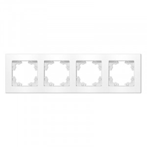 Рамка 4-м Афина универс. бел. A0046