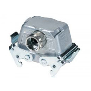 Крышка разъема BAS GOT GE 10 M20 50 A0, Крышка разъема на кабель, типоразмер 10B, без уплотнителя, 1 кабельный ввод M20x1,5, IP54, расположен по длинной стороне корпуса, с двумя защелками, материал корпуса: алюминиевый сплав