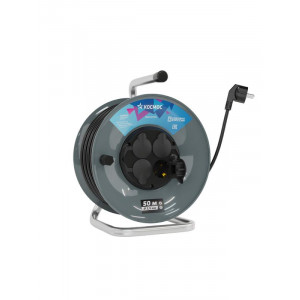 Удлинитель на катушке 4х50м с заземл. 16А IP44 3.5кВт ПВС 3х2.5 с терморазмыкателем YKKsm50m-4g-Z(2.5)IP YKKsm50m-4g-Z(2,5)IP