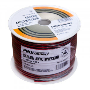Провод ШВПМ 2х0.35 бухта К/Ч (м) 01-6102-6