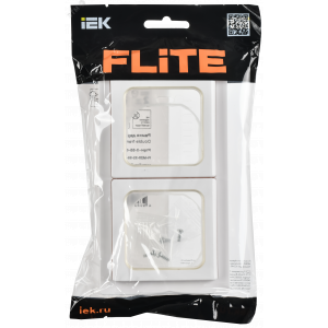 FLITE Рамка 2-местная IP55 Рпро-2-55-ФлБ белый IEK FI-M20-32-55-K01