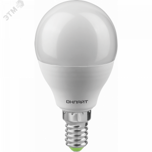 Лампа светодиодная 12вт OLL-G45-12-230-6.5K-E14-FR 26079