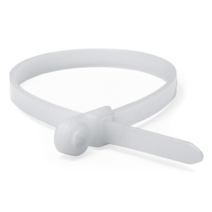 Хомут кабельный 3.6х150 полиамид бел. с монтажн. отверст. (уп.100шт) 252150SR-I