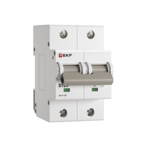 Автоматический выключатель 2P 125А (D) 15кА ВА 47-125 PROxima mcb47125-2-125D