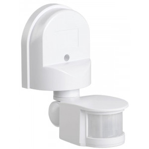 Детектор движения ДД 008 1100Вт угол обз. 180град. дальн. 12м IP44 бел. LDD10-008-1100-001