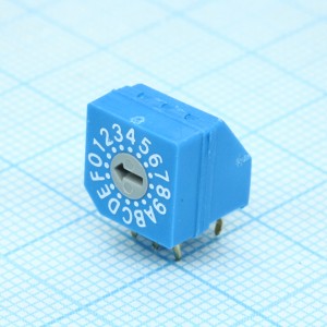 RR30014-G, Переключатель кодовый, 16 положений, горизонтальный