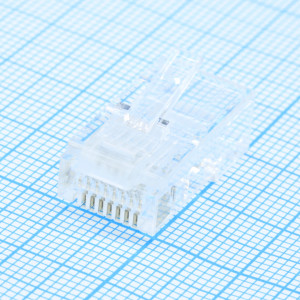 DS1123-01-P86T, Штекер RJ45 8P8C квадратный