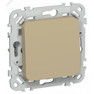 FLITE Выключатель 1-клавишный проходной 10А ВС61-1-0-ФлХ хаки IEK FI-V12-0-10-1-K59