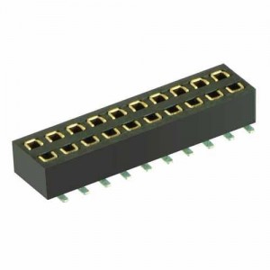 M50-3151042, Проводные клеммы и зажимы 10+10 DIL SMT Au/Sn LOW PROFILE SOCKET