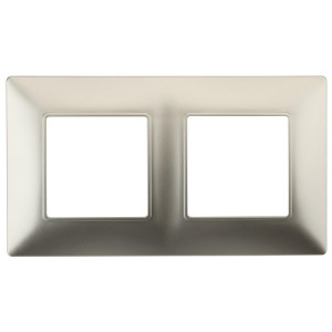 14-5002-04 Рамка на 2 поста, Elegance, шампань (10/100/3000) Б0034390