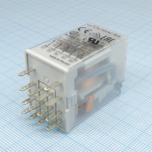 R4N-2014-23-1220-WT, Силовое реле катушка 220В 4 Form C четыре контактных группы-два направления) 250VAC/7А