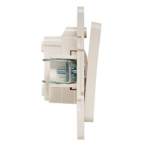 Выключатель 1-кл. Стокгольм 10А винтов. клеммы механизм бел. PROxima EYV10-121-20