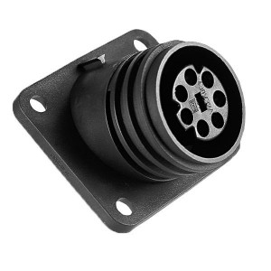 EXP-0941/07/P, Стандартный цилиндрический соединитель 7 P FLANGE MNT PLUG ATEX ZONE 2 & 22