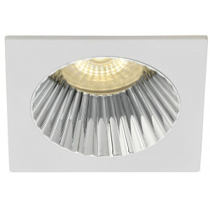 Светильник 4109 встр. поворотн. GU10 белый/хром пласт. IEK (кр.1шт)