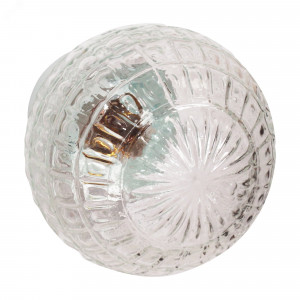 Светильник НББ 64-60-080 "Гранат" d150 1х60Вт E27 IP20 прозр./корпус прямой бел. 1005100178