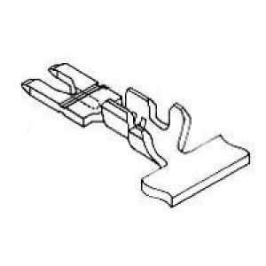 63397-1, Клеммы MAG-MATE POKE-IN TAB 0198 TPBR