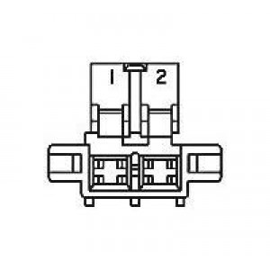 365058-3, Автомобильные разъемы 2P HSG F/JR TMR BLK
