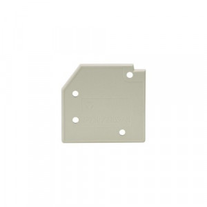 Боковая крышка AP 2,5U/8113S/H, Крышка боковая, для клемм WKF 2,5…/8113S…, цвет: серый